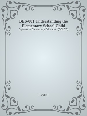 BES-001 Understanding the Elementary School Child